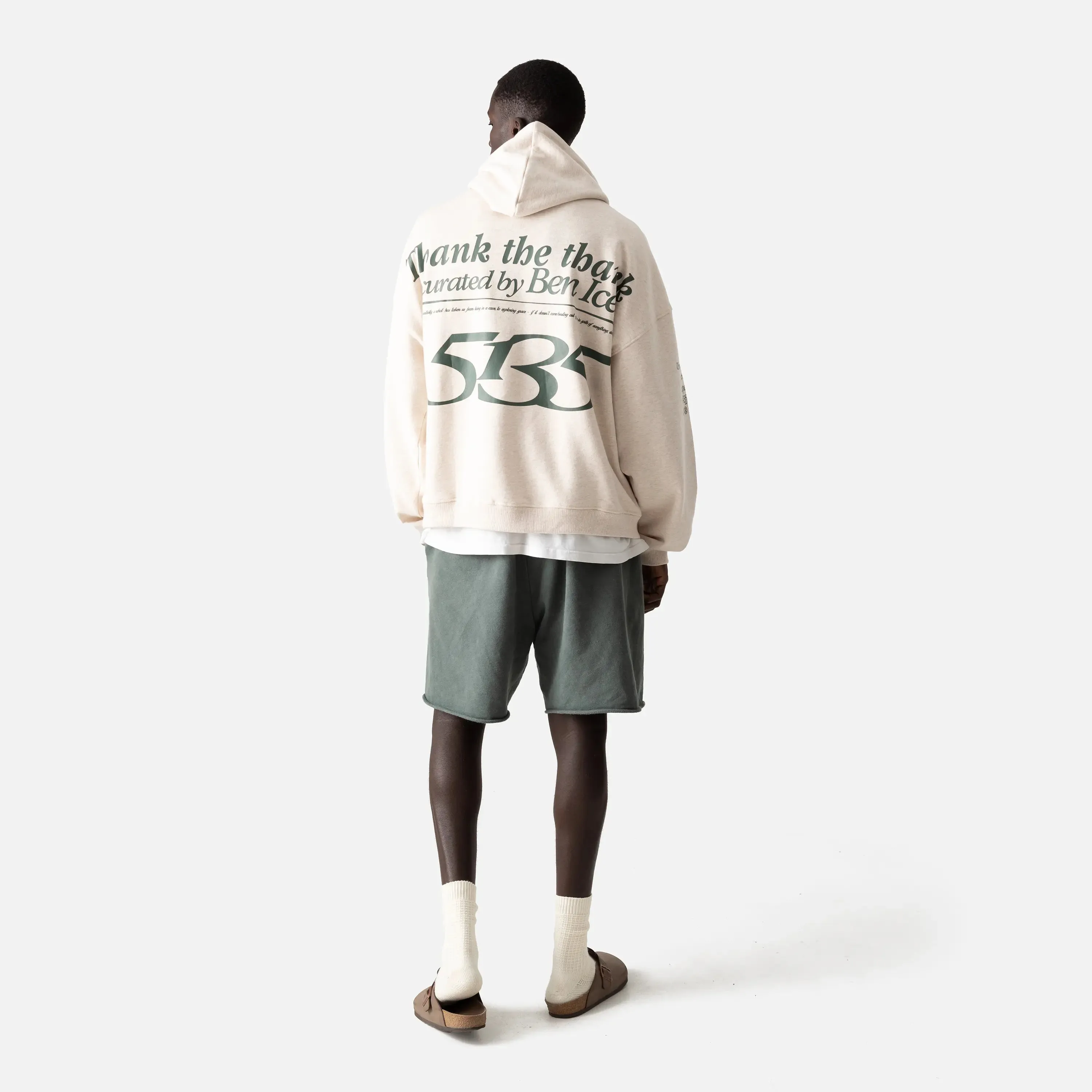 5135 Off Sand Oversized Hoodie