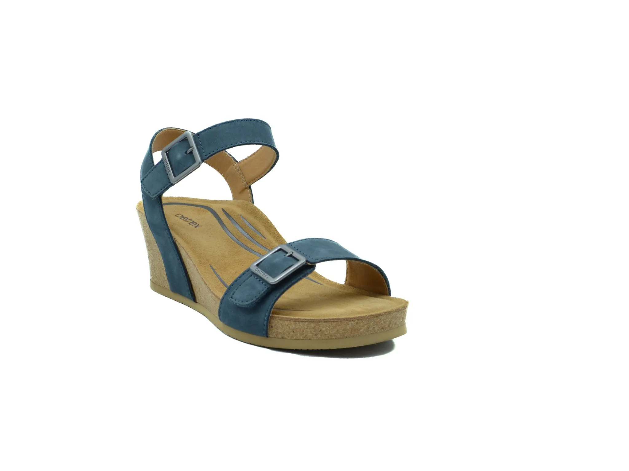 AETREX Lexa Quarter Strap Wedge