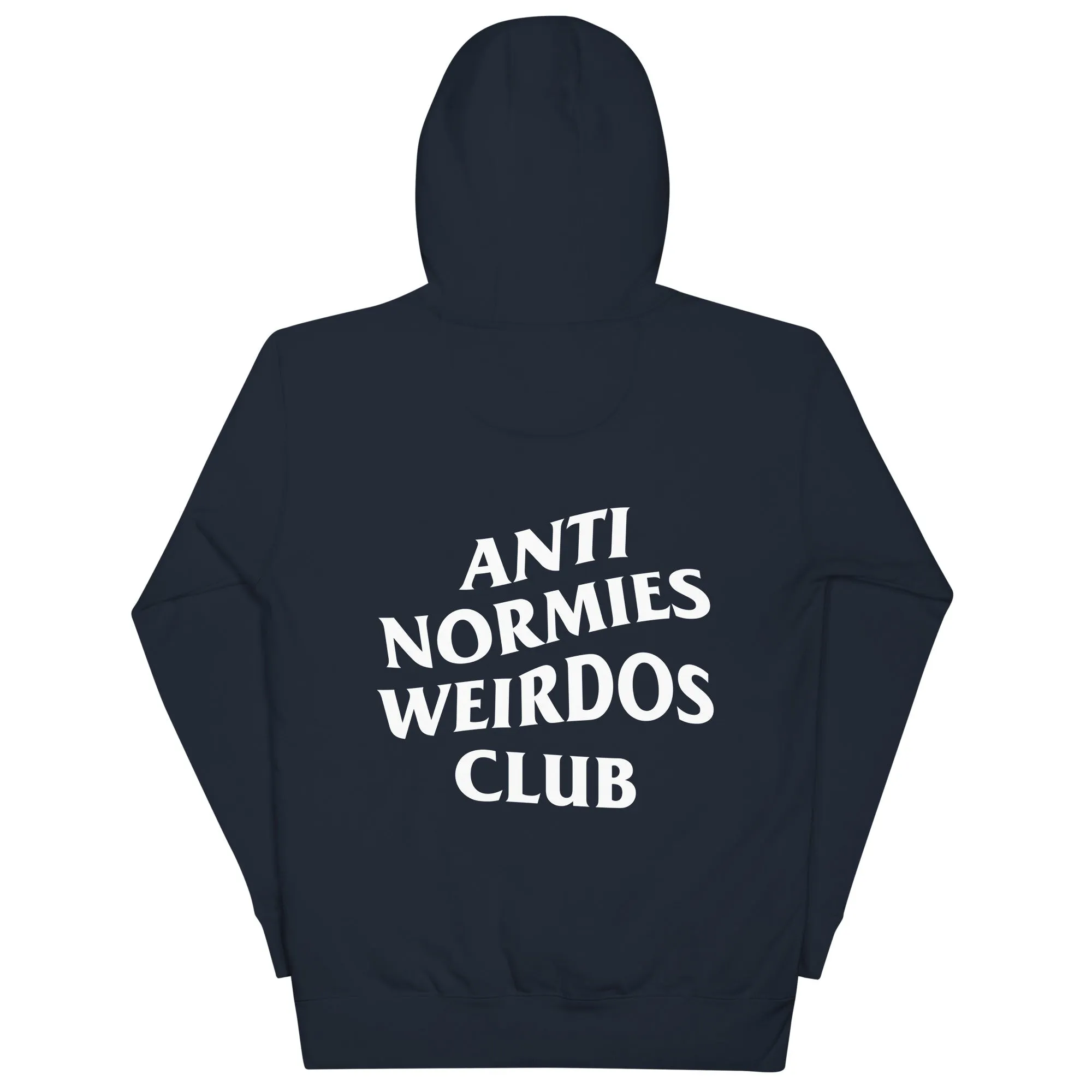 Anti Normies Weirdos Club Hoodie | Navy