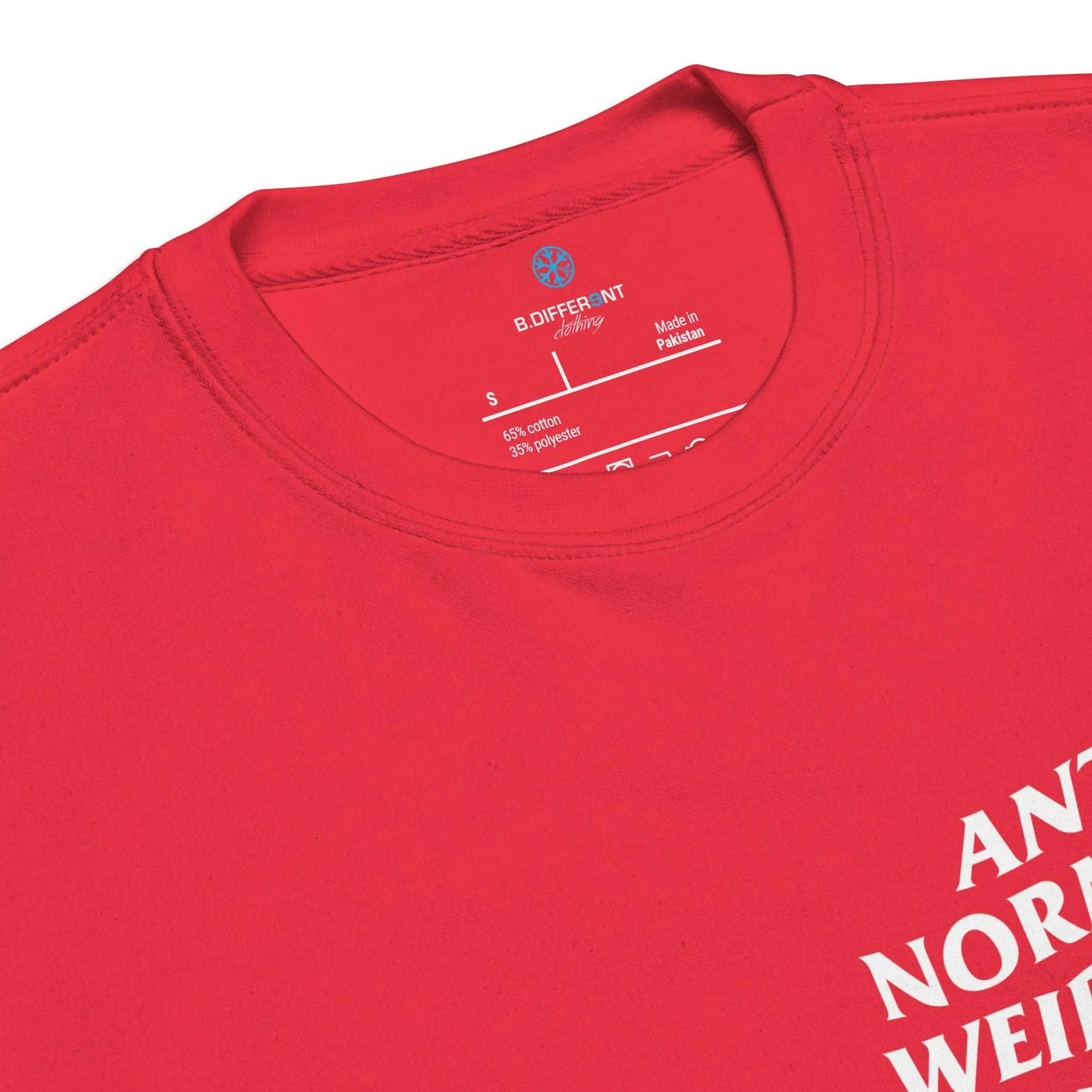 Anti Normies Weirdos Club Sweatshirt | Red