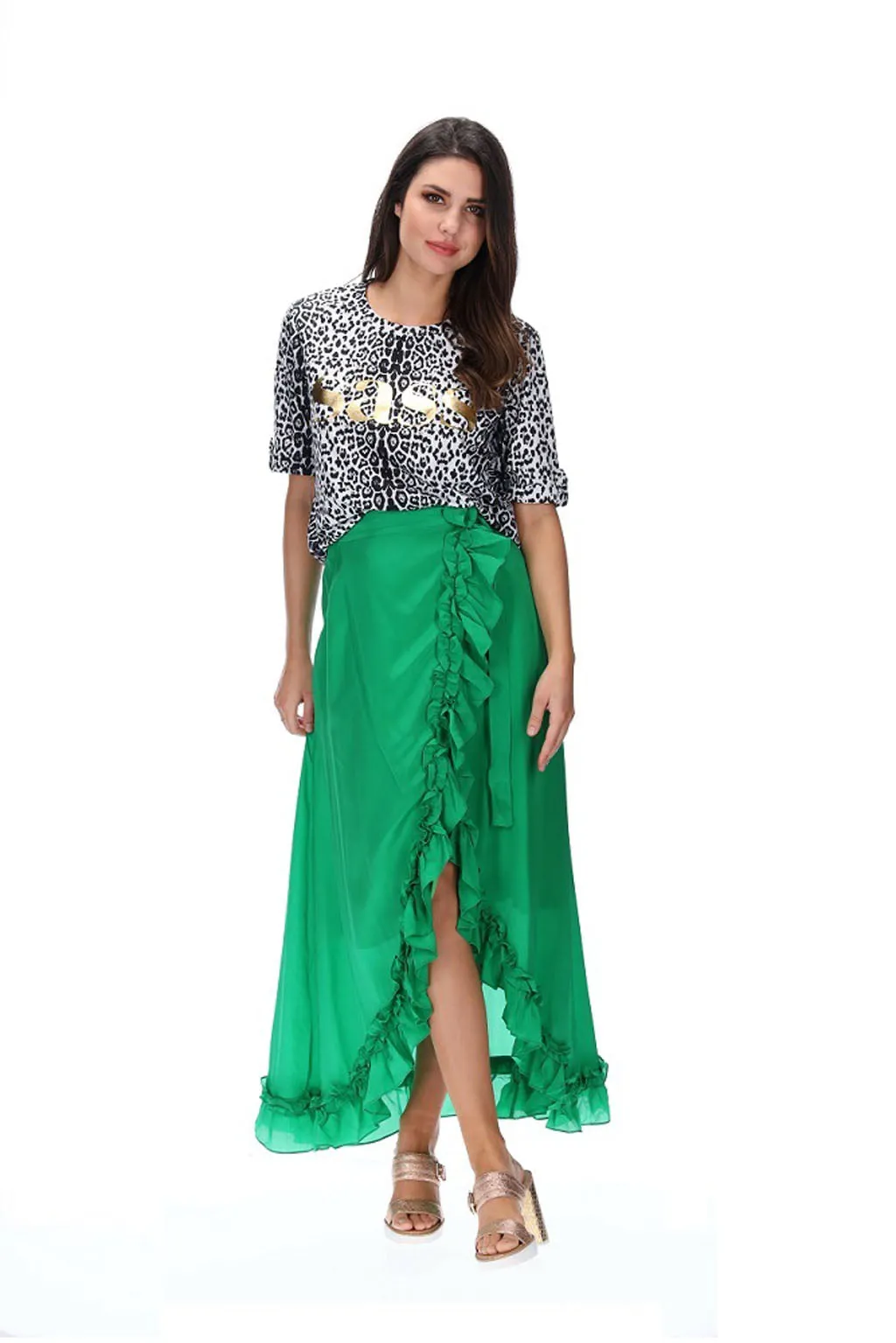 Augustine Babiche Skirt Green