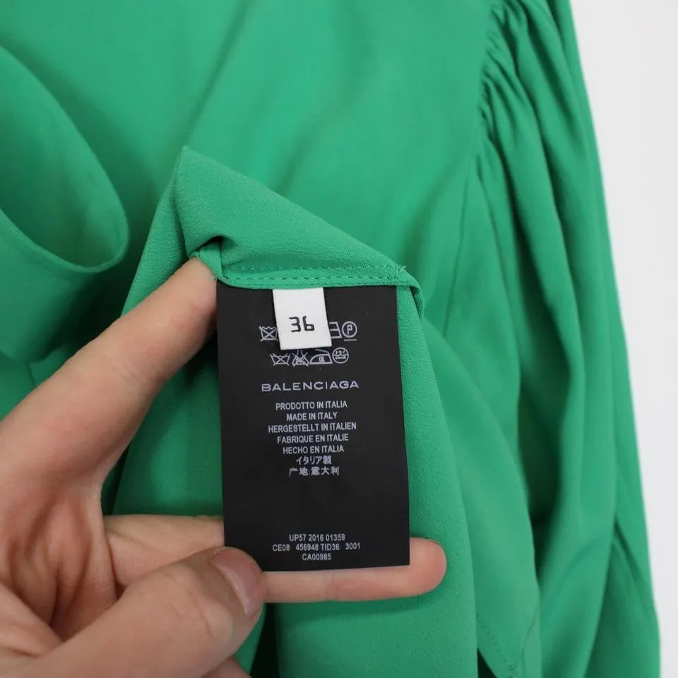 Balenciaga Paris Silk Blouse Small