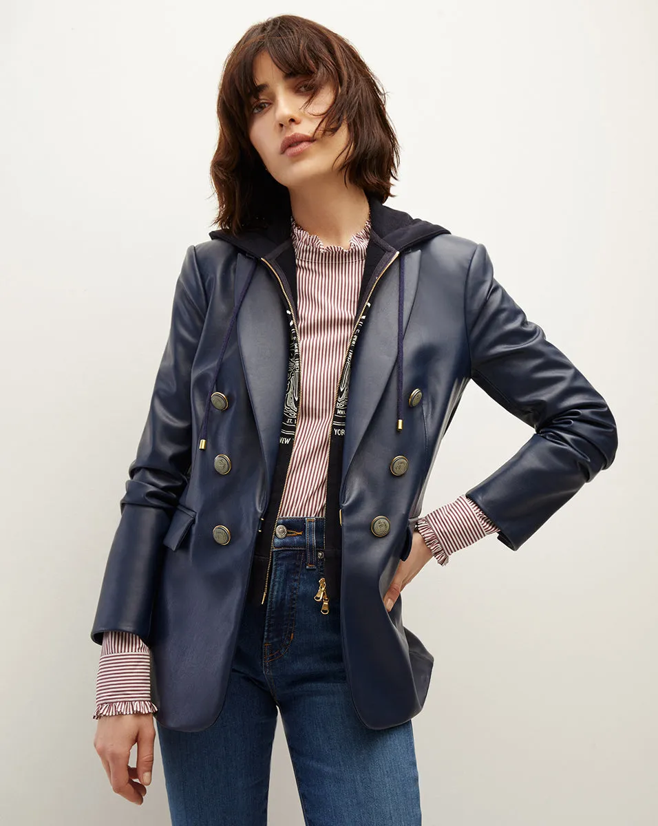 Beacon Vegan Leather Dickey Jacket