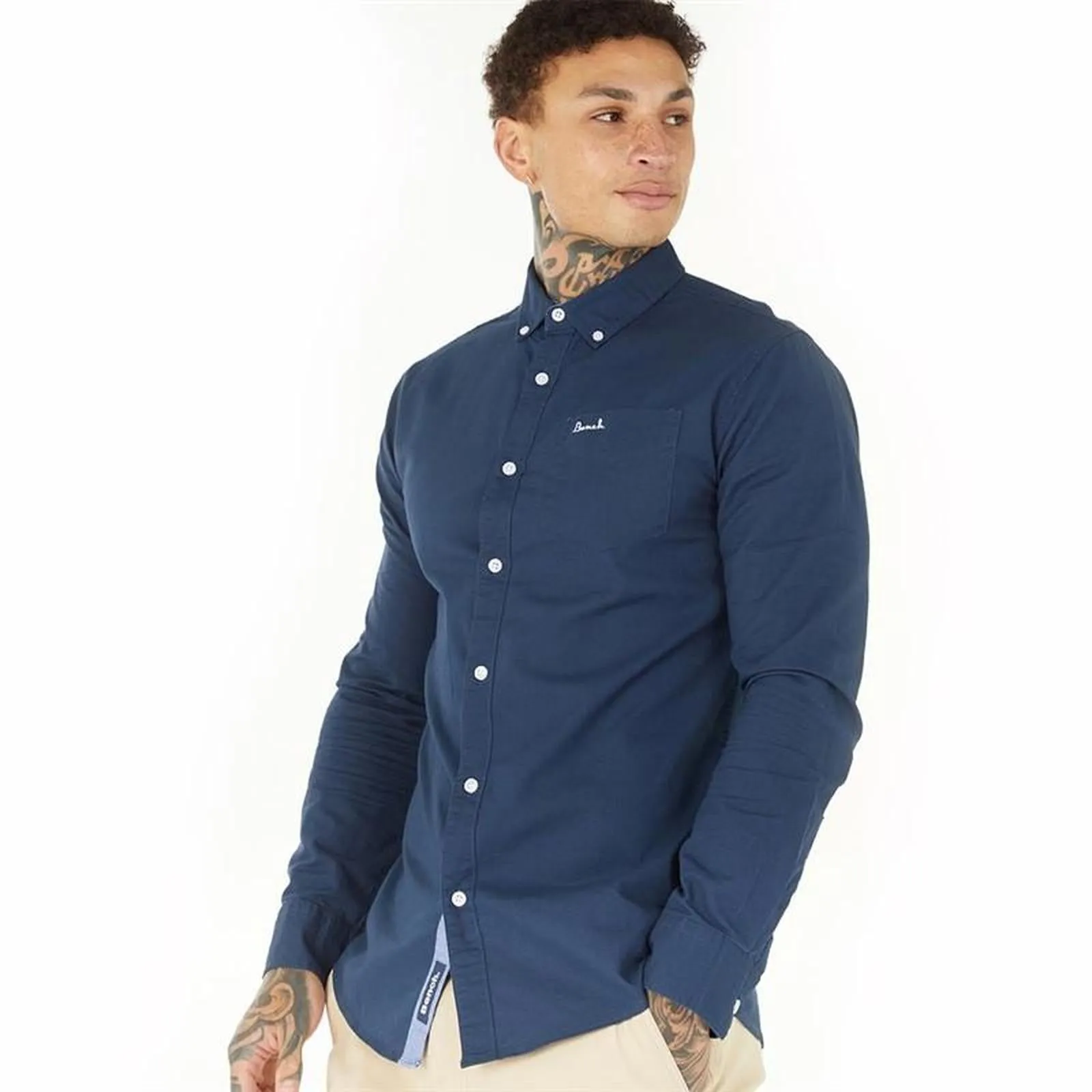 Bench Mens Oxford Button Down Shirt