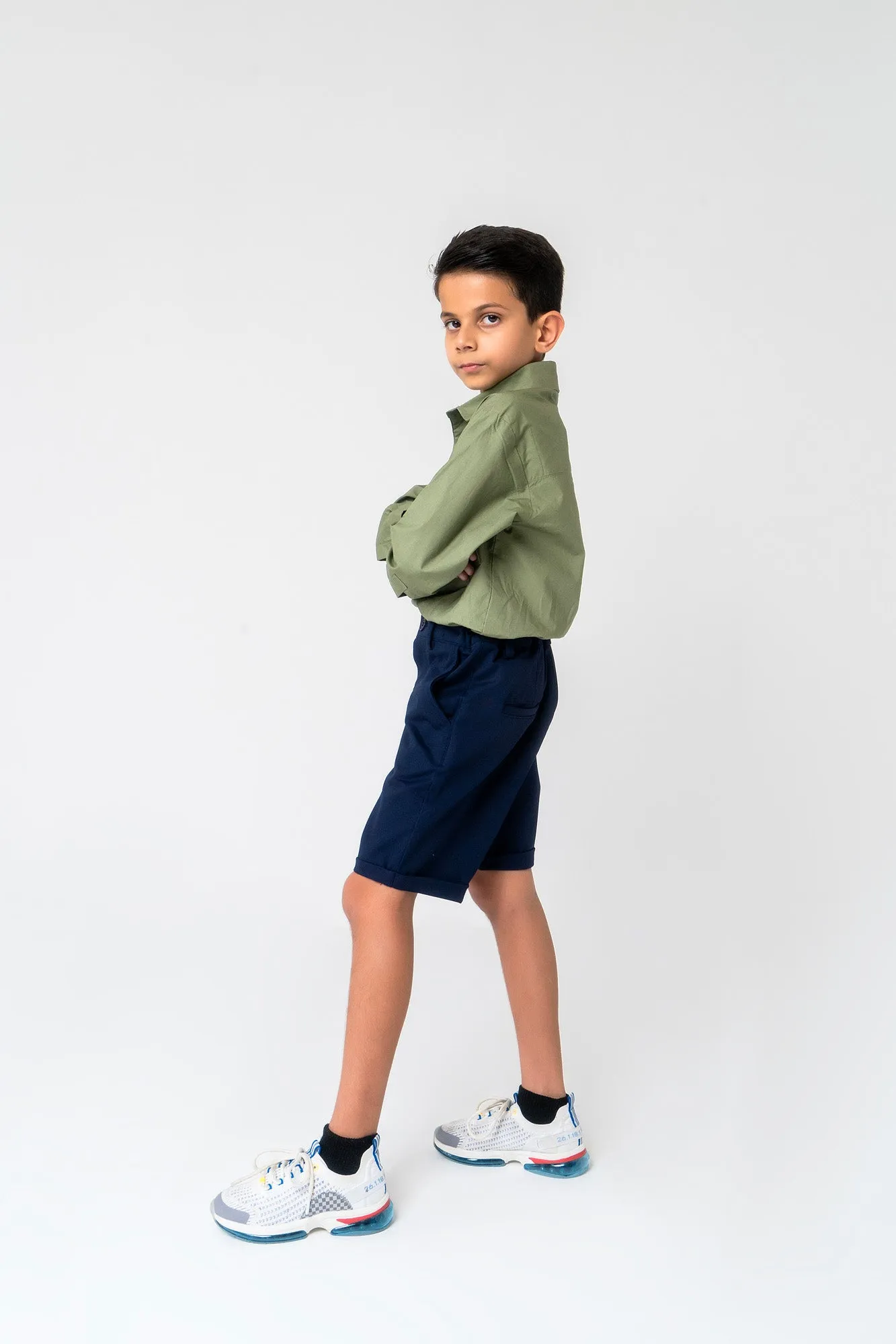 Boys Oxford Shirt - Sage Green