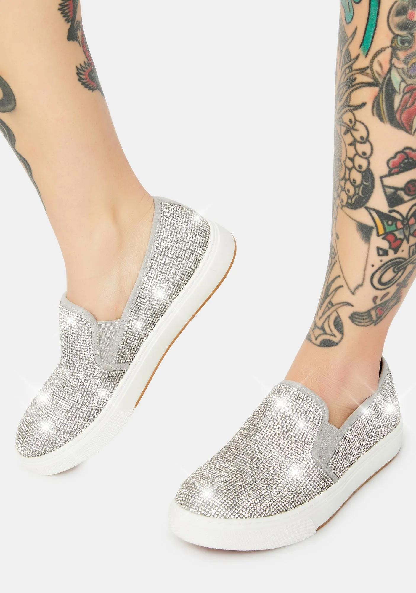 Coulter Rhinestone Slip-On Sneakers-