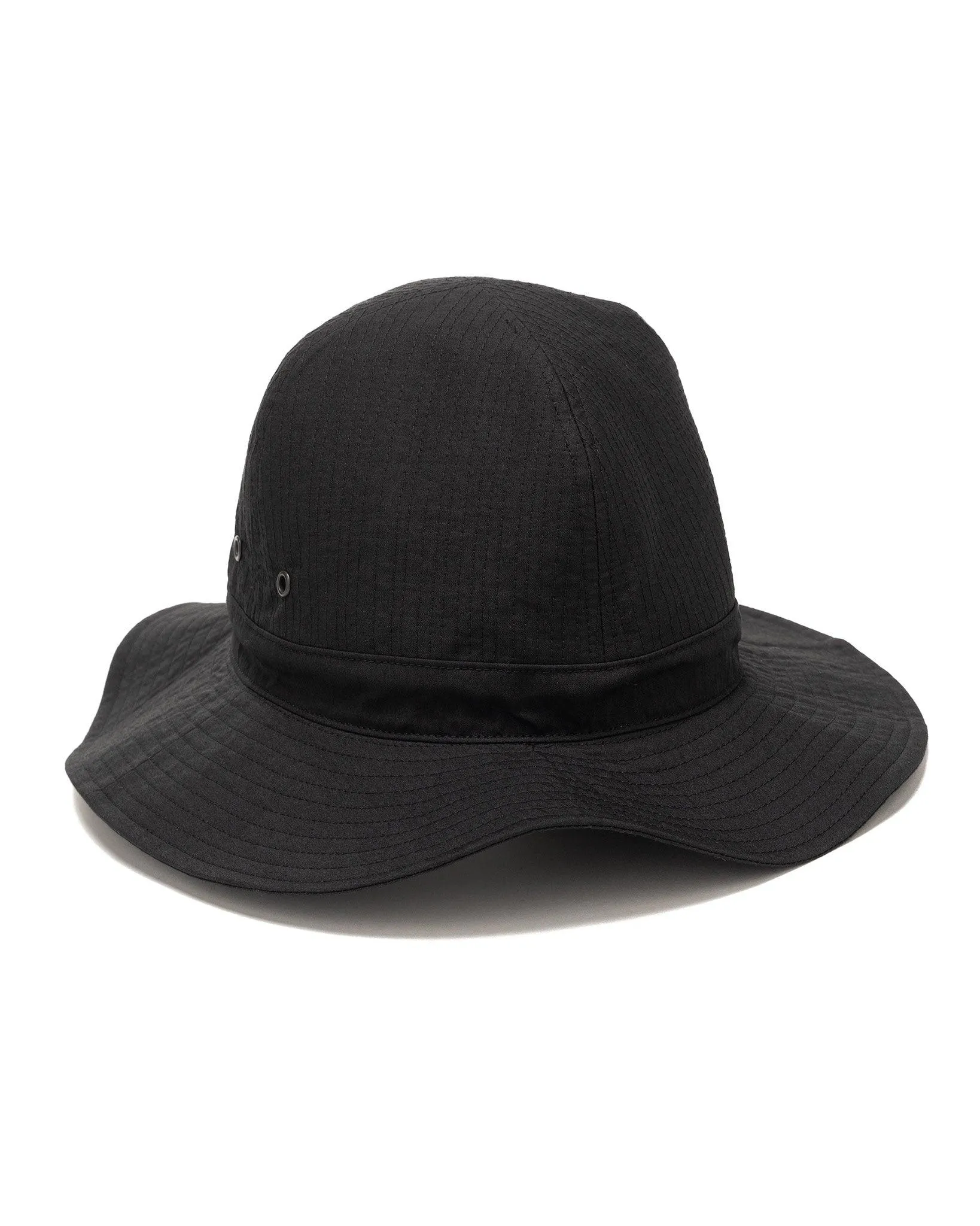 Crusher Hat - C/N Oxford Cloth Black