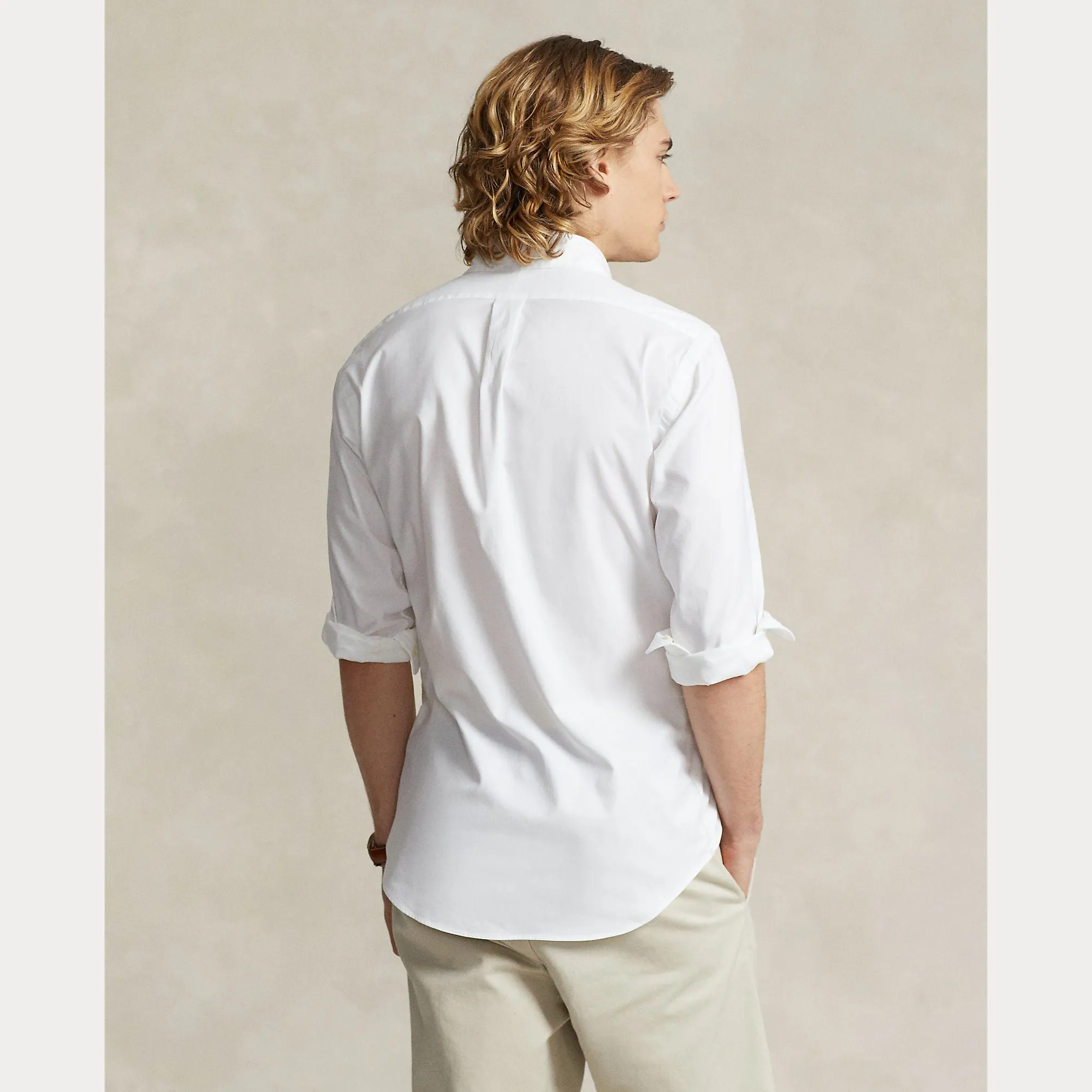 CUSTOM FIT STRETCH OXFORD SHIRT
