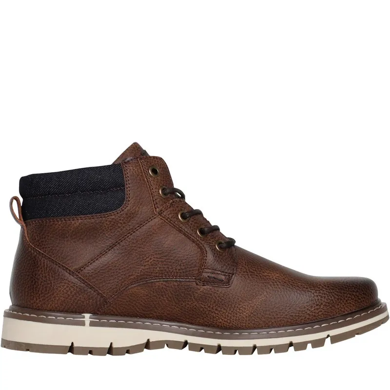 Deakins Mens Oxford Boots Tan