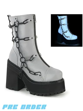 DEMONIA ASSAULT-66 - GREY REFLECTIVE   PRE ORDER 