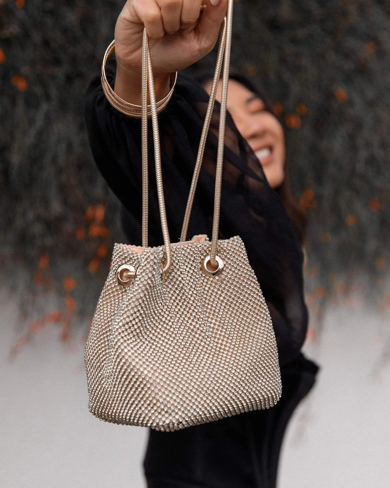 Gold Destiny Pouch Bag