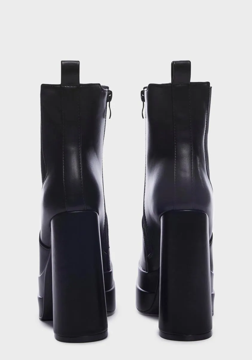 Here 'N There Platform Boots-