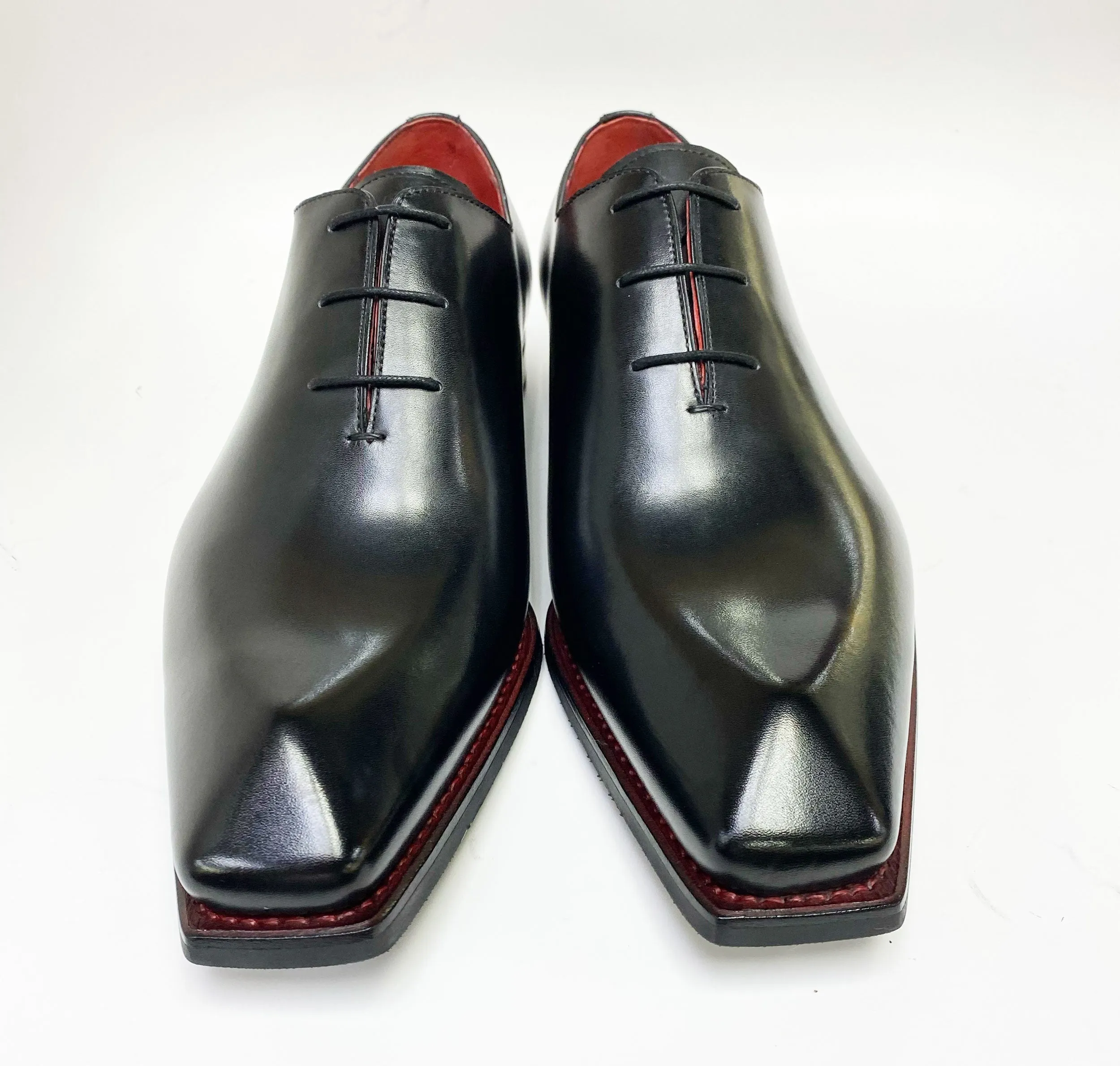 Jason Spade Calfskin Lace-Up Oxford Black
