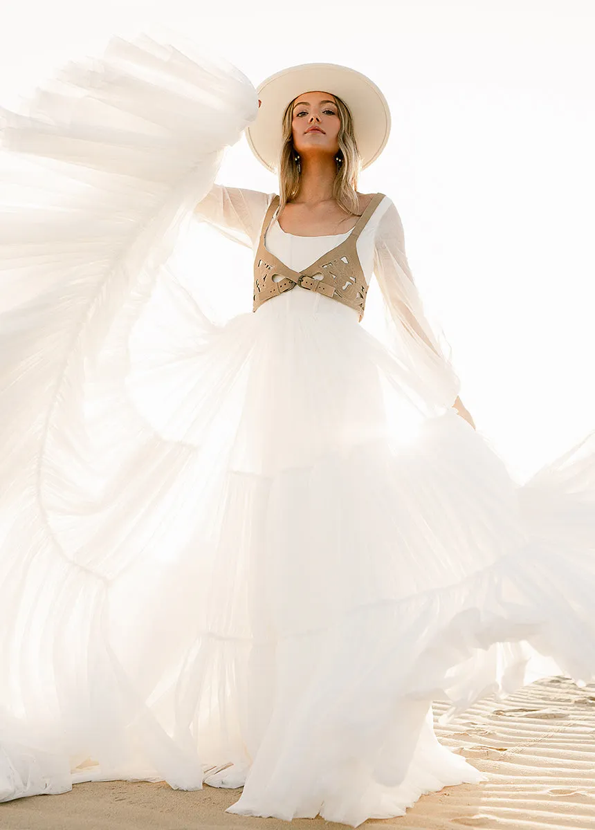 Marlow Leather Bridal Harness in Tan