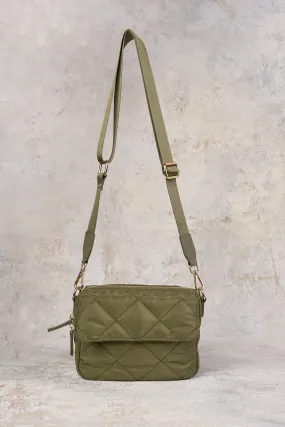 Medina Soft Crossbody Bag - Khaki