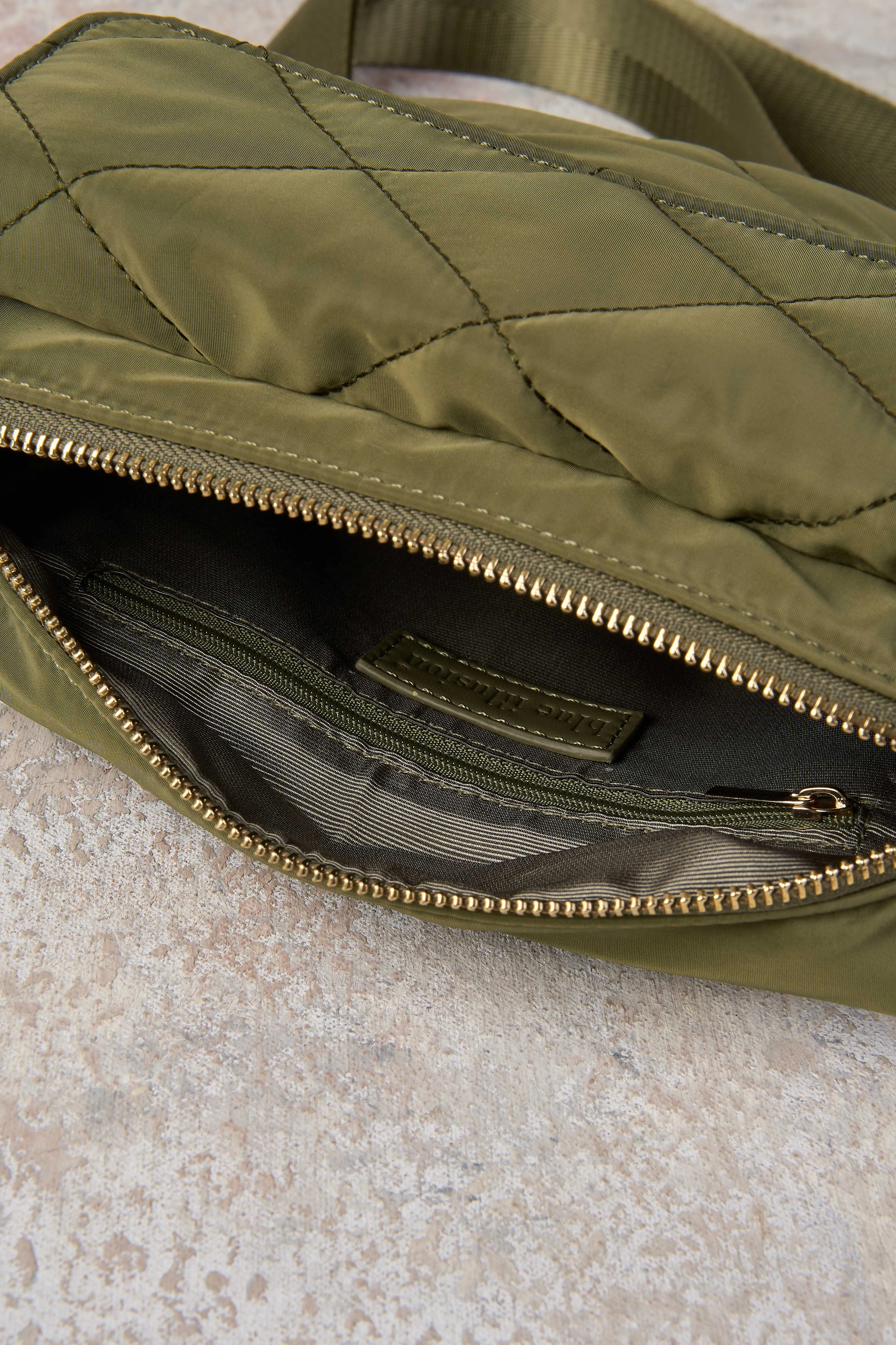 Medina Soft Crossbody Bag - Khaki