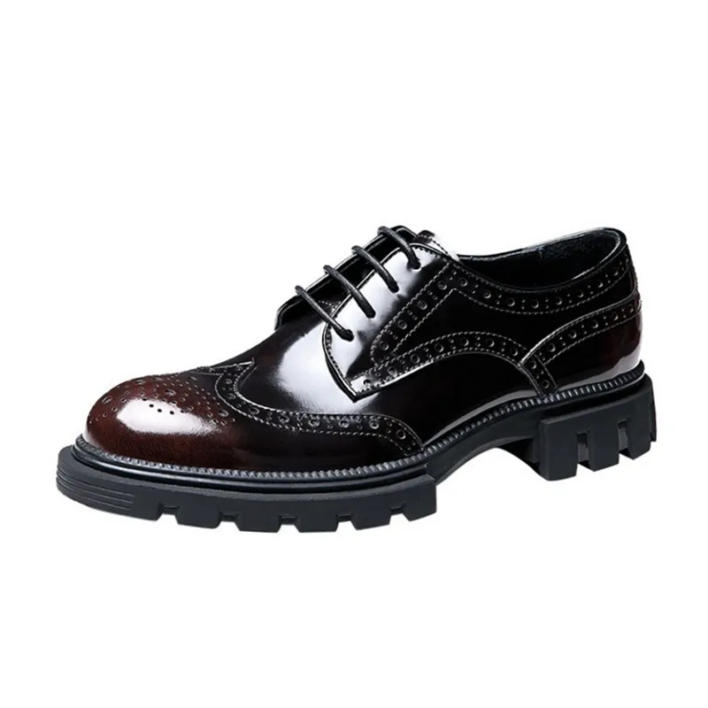 Men Patent Leather Trend Oxford 