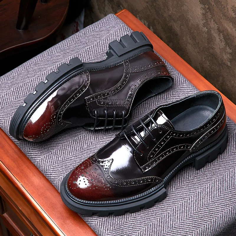Men Patent Leather Trend Oxford 