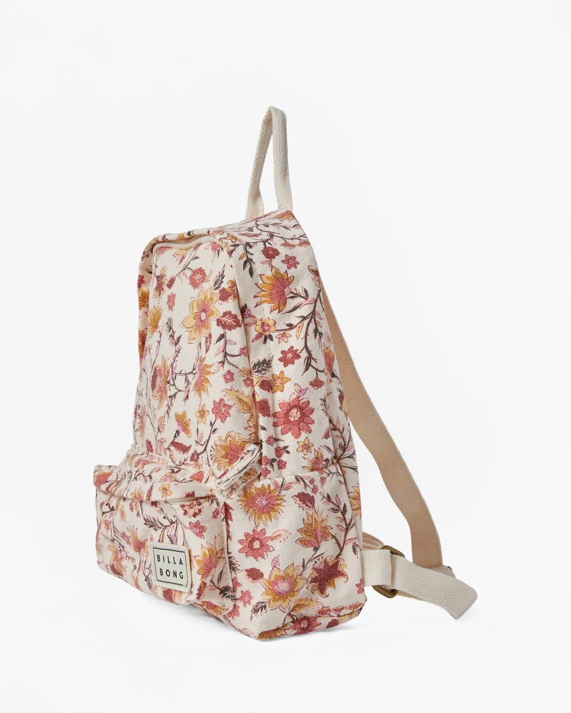 Mini Mama Canvas Backpack - White Cap 1