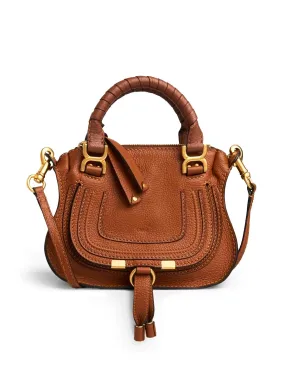 Mini Marcie Handbag in Tan