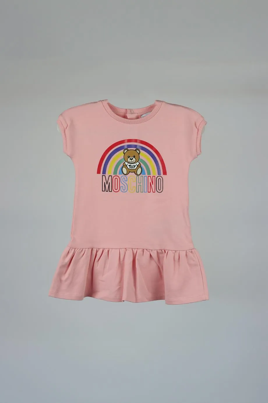 MOSCHINO BABY GIRLS COTTON DRESS 18-24 MONTHS