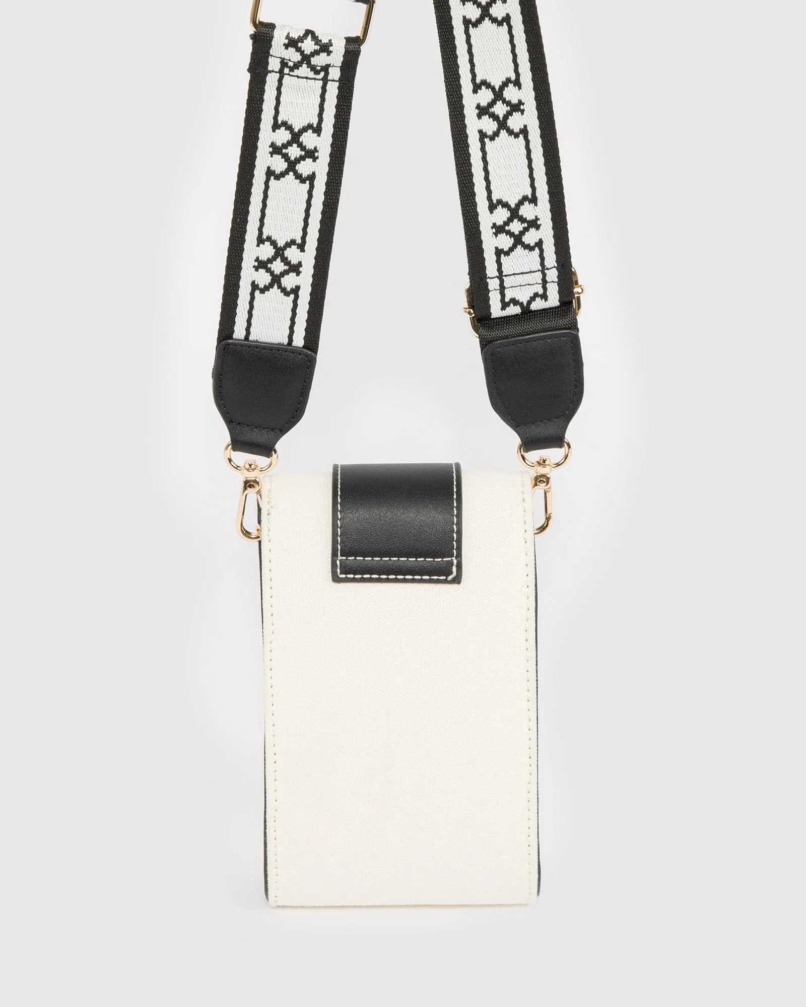 Multi Colour Koni Webbing Phone Crossbody Bag