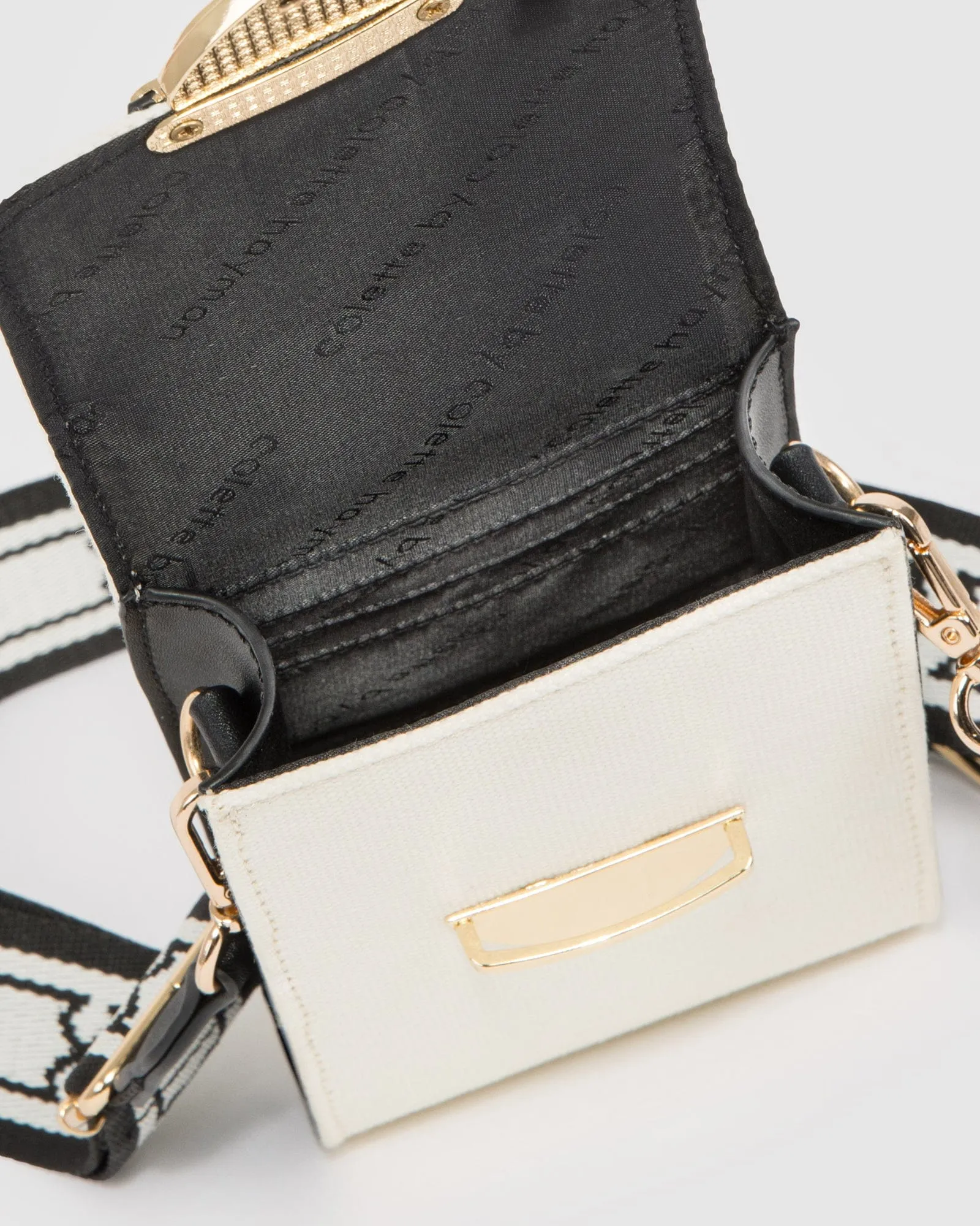 Multi Colour Koni Webbing Phone Crossbody Bag