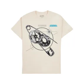 PLEASURES RESEARCH T-SHIRT  - NATURAL