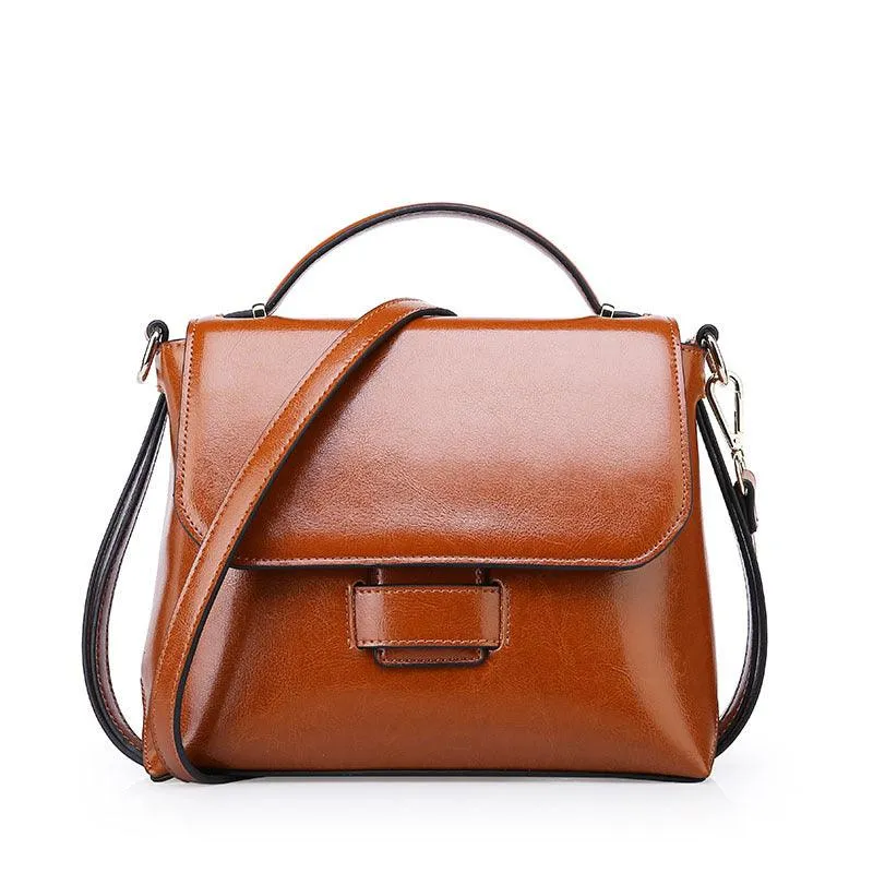 Real Leather Handbag Shoulder Bags