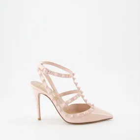 Rockstud Patent Leather Pumps