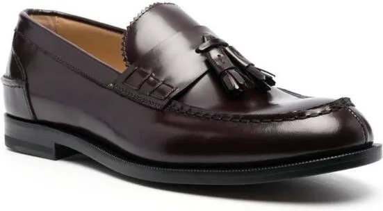 Scarosso slip-on loafers Red