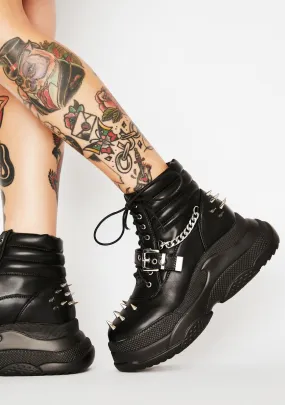Screamin' Loud Platform Boots-