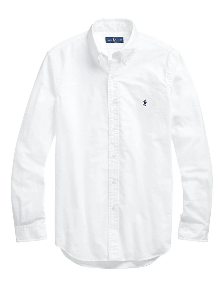 Slim Fit Garment-Dyed Oxford Shirt