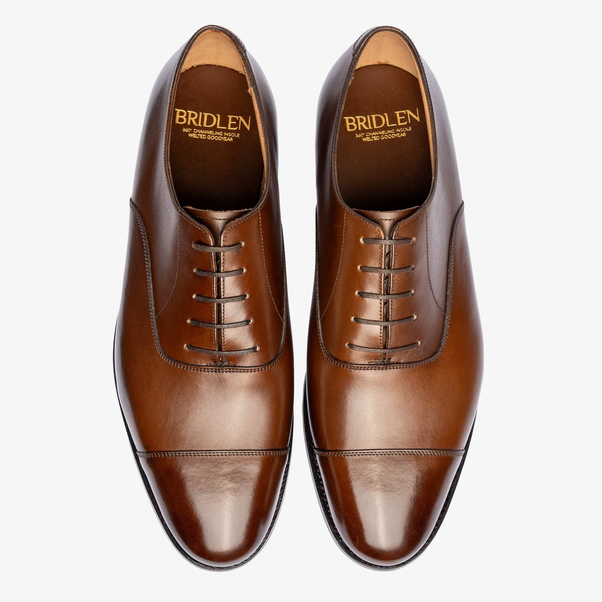 Straight Tip Oxford - Brown - Zip Last