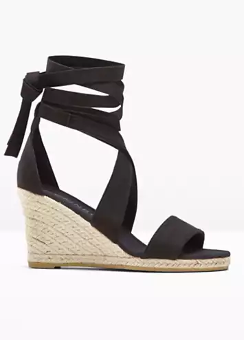 Strappy Wedge Sandals by bonprix | Look Again