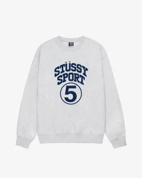 Stussy - Men's 5 Sport Crew - (Ash)