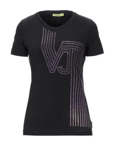 Versace Jeans Women T-shirt Black XS INT