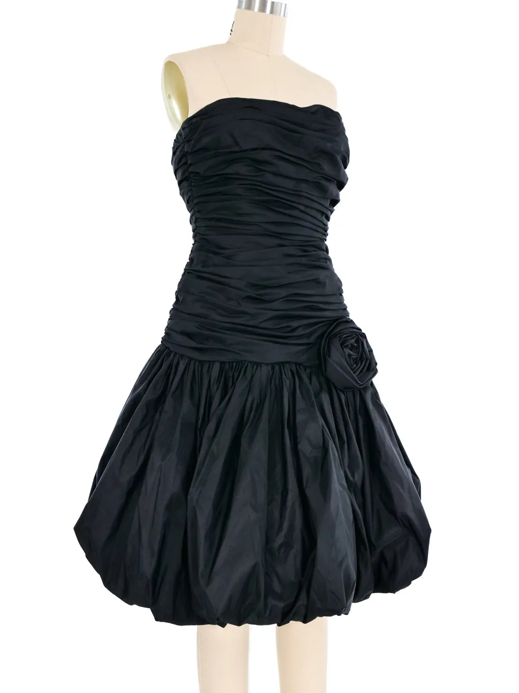 Victor Costa Ruched Cocktail Dress