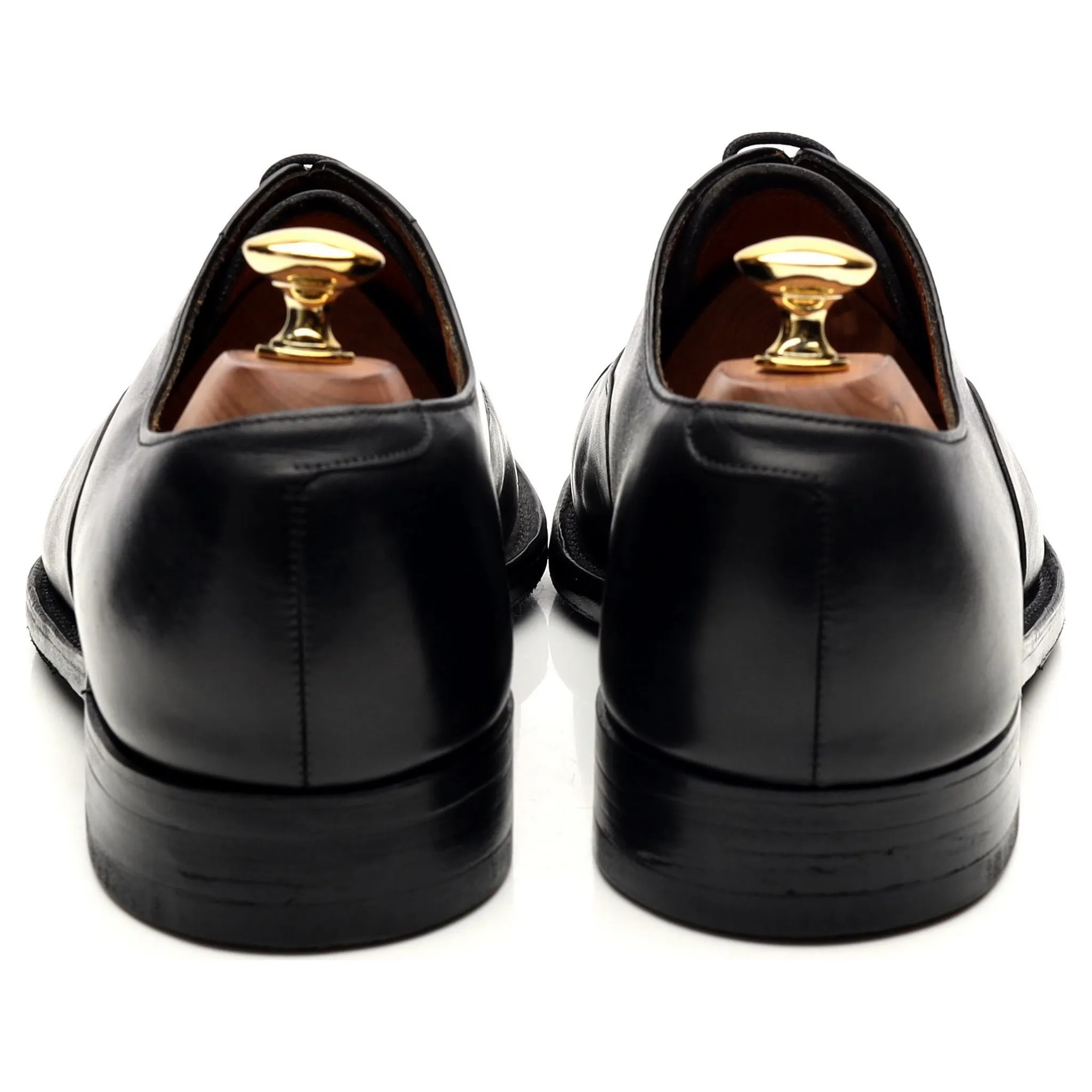 Vintage Black Leather Oxford UK 7.5 FG