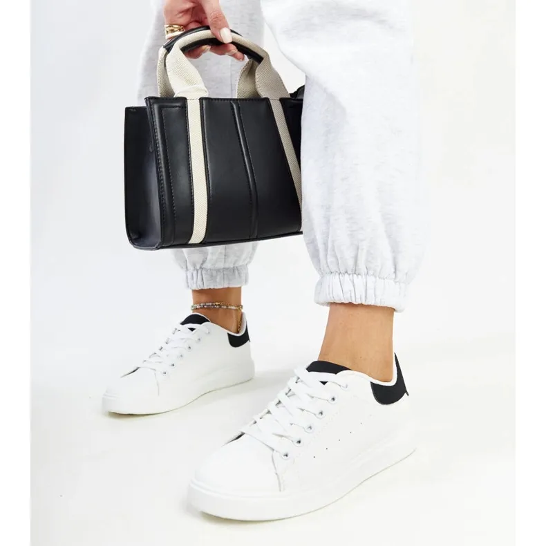 White Ariam platform sneakers