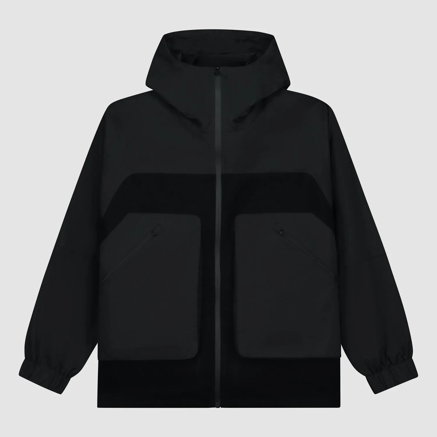 Wool Technical Jacket - Black